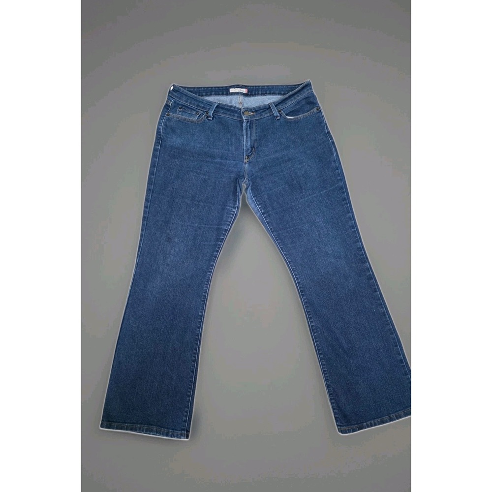 Levi's 545 Low Rise Bootcut Jeans Women's 14 Medium Wash Stretch Y2K Denim